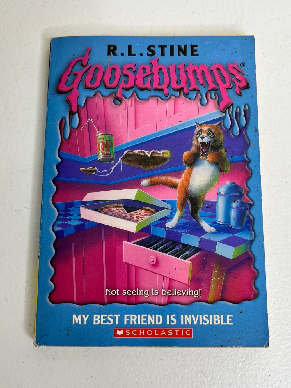 Goosebumps #57 My Best Friend Is Invisible 1997 Paperback Book Original Series